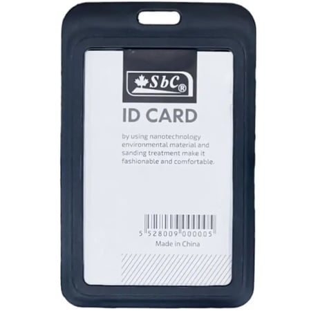 حامل بطاقة شفافة عرضي وطولي