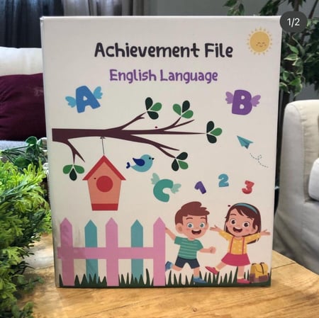 سجل انجاز انجليزي طباعه