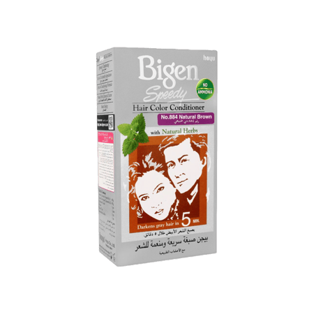 بيجن سبيدي كريم صبغ الشعر بني طبيعي (884)-BIGEN SPEEDY H/C NO-884