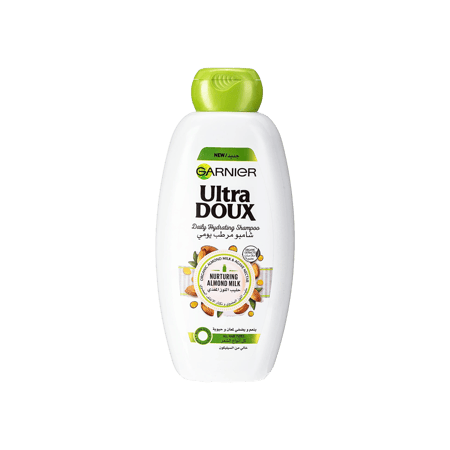 غارنييه الترا دوكس شامبو  بالحليب و اللوز 600 مل-GARNIER U/D SHAMPOO 600ML (almond milk)