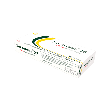 نوراكتون  25 مجم 30 قرص-NORACTONE 25MG 30TAB