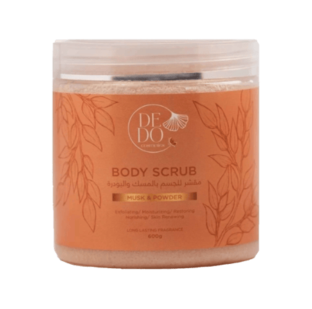 ديدو كريم مقشر للجسم 600جرام بودرة المسك-DEDO BODY SCRUB 600 G (MUSK&POWDER)