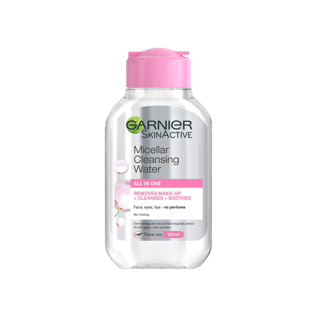 غارنييه ماء ميسلار منظف للوجه ومزيل للمكياج 100 مللي-GARNIER MICELLAR CLEANSING WATER 100ML