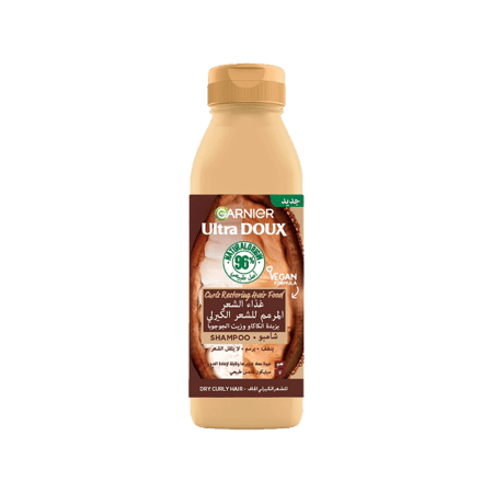 غارنييه شامبو زبدة الكاكاو ألترا دو للشعر المجعد الجاف 350 مللي-GARNIER U/D SHAMPOO 350 ML (DRY CURLY HAIR)