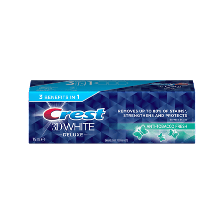 كريست ثري دي ديلوكس فريش 75 مل-CREST 3D WHITE DELUXE FRESH 75 ML