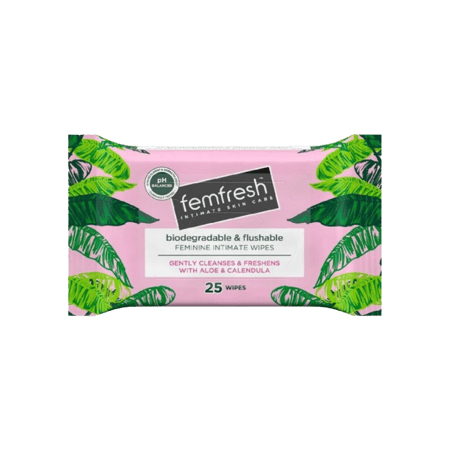 فيم فريش مناديل منعشة و مهدئة  25 منديل-FEMFRESH FRESHENING & SOOTHING 25 WIPES