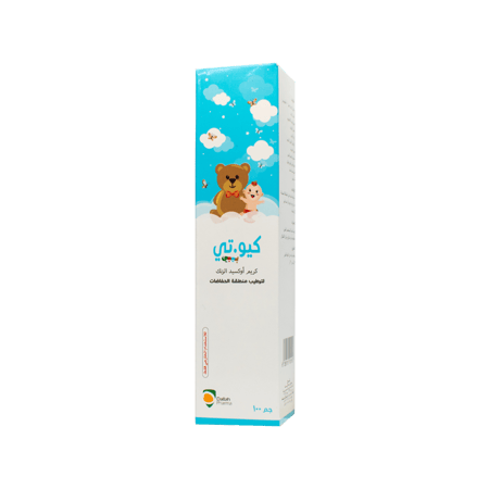 كيو تي كريم للأطفال بأكسيد الزنك 100 جم-Q.T BABY ZINC OXIDE CREAM 100GM