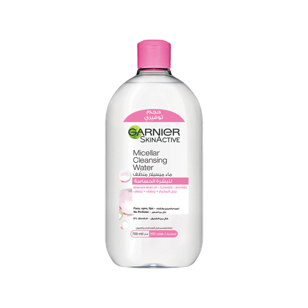 غارنييه مياة منظفة لازالة المكياج 700 مل-GARNIER MICELLAR CLEANSING WATER 700 ML