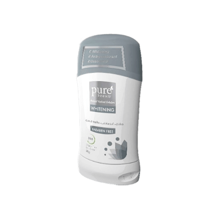 بيور مزيل رائحة العرق ومفتح ،بدون عطر 50 جرام-PURE W/STICK (PARABEN FREE) 50 GM