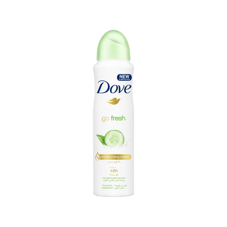 دوف بخاخ انتعاش الخيار مزيل عرق 150مل-DOVE SPRAY GOFRESH CUCUMBER 150 ML