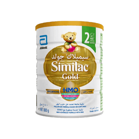 سيميلاك جولد رقم 2 - 800 جم حليب للأطفال-SIMILAC GOLD NO-2 800GM