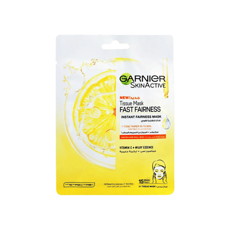 غارنييه قناع التفتيح السريع-GARNIER TISSUE MASK FAST FAIRNESS