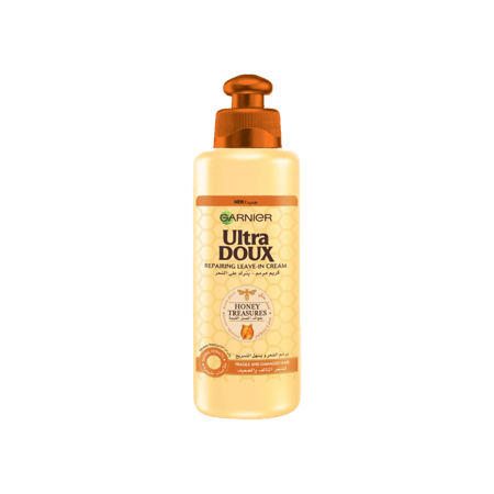 غارنييه كريم للشعر التالف الضعيف بالعسل 200 مللي-UD HONEY TREASURES LEAVE-IN 200ML