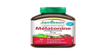 جاميسون ميلاتونين 5ملجم 30قرص-JAMIESON MELATONIN 5MG 30TAB