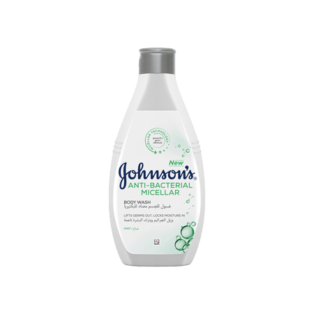 چونسون غسول الجسم  بالنعناع  250 مل-JOHNSONS MINT BODY WASH 250ML