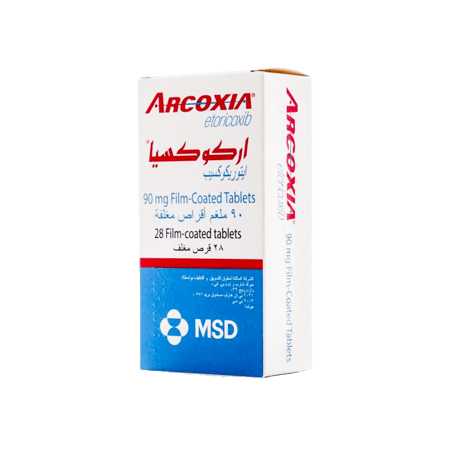 اركوكسيا 90 مجم /28 قرص مسكن ومضاد للالتهاب-ARCOXIA 90 MG (28) TAB