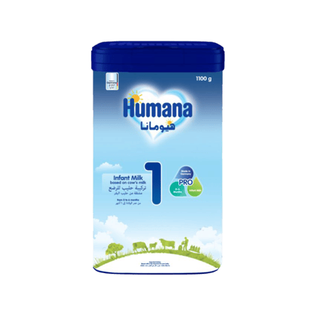 حليب هيومانا رقم 1 1100 جرام-HUMANA MILK NO-1 1100 GM