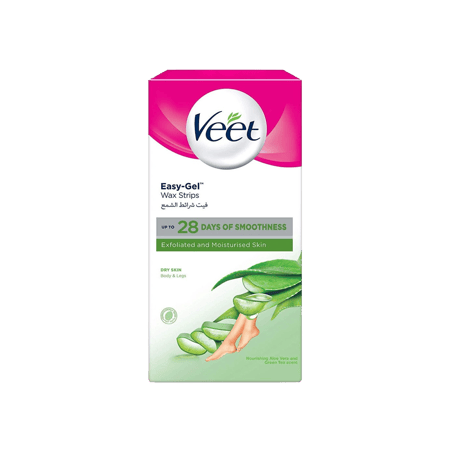 ڤيت شمع للبشرة الجافة  20 حبة-VEET WAX STRIPS 20 BODY&LEGS (DRY SKIN)