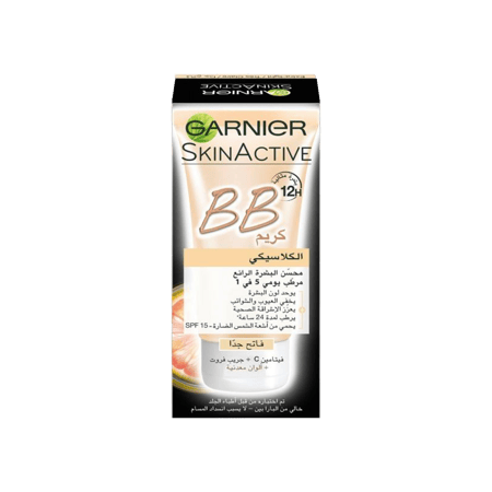 غارنييه بي بي  كلاسيك كريم اكسترا لايت 50 مل-GARNIER BB CREAM CLASSIC EXTRA LIGHT 50ML