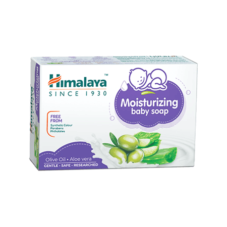 هيمالايا صابونه اطفال 125 مل-HIMALAYA MOIST. BABY SOAP 125 GM
