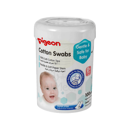 بيجون  مناديل قطن 100 قطعة-PIGEON COTTON SWABS 100 PCS