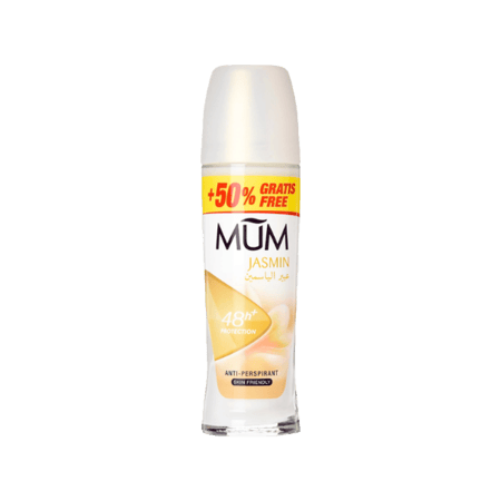 مام مزيل عرق رول (ياسمين) 75 مل + 50  مجانا-MUM DEO ROLL-ON (JASMINE) 75ml+50 free