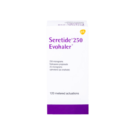 سيريتيد 250 ايفوهالير-SERETIDE 250 EVOHALER (250/25mcg)