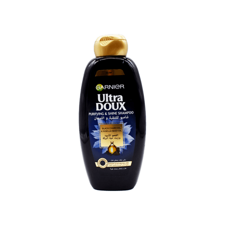 غارنييه الترا دوكس شامبو من الفحم الأسود  600 مل-GARNIER U/D BLACK CHARCOAL SHAMPOO 600 ML
