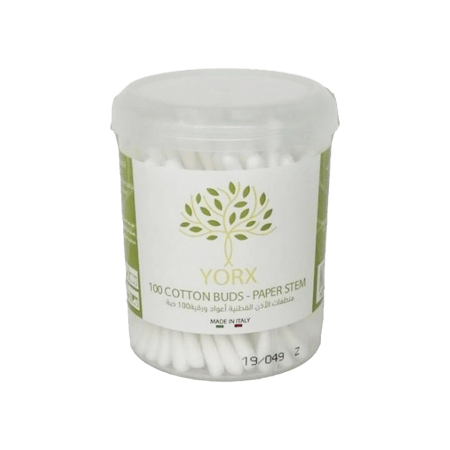 يوركس - قطن أذن - 100 قطعة-YORX COTTON BUDS 100''