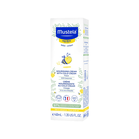 كريم موستيلا المغذي بالكريم البارد للبشرة الجافة 40 مل-MUSTELA NOURISHING CREAM WITH COLD CREAM DRY SKIN 40ML