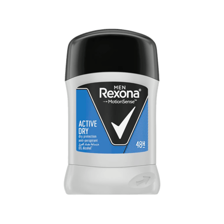 ريكسونا استيك اكتف جاف 40 جرام-REXONA STICK ACTIVE DRY 40 G