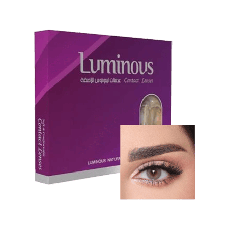 لومينوس عدسات لاصقة بني موكا-LUMINOUS NATURAL COLOR LENSES-MOCHA