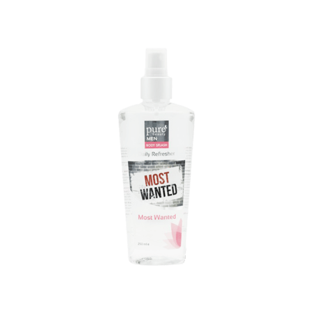 بيور سبراي معطر للجسم  250 مللي (موست وانتيد)-PURE BODY SPLASH 250 ML (MOST WANTED)