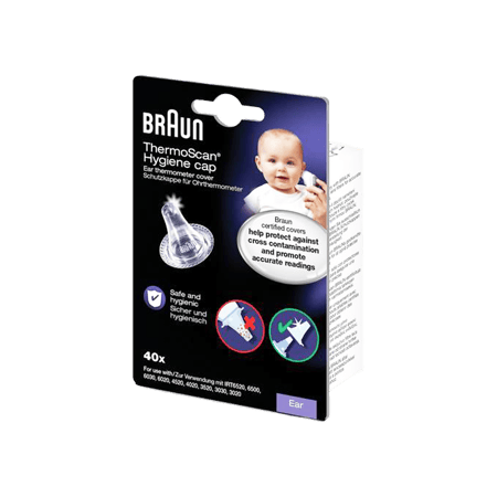 براون غطاء مقياس درجة الحرارة 40 حبة-BRAUN THERMOSCAN COVER 40''S