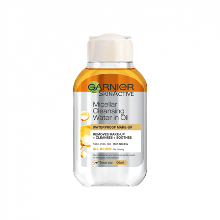 غارنية ماء ميسلار ملطف و منظف غني بالزيت و مزيل للمكياج-GARNIER SKIN ACT/ MICELLAR/ CLE/ WATER 100ML