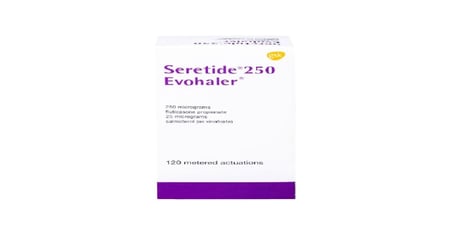 سيريتيد 250 ايفوهالير-SERETIDE 250 EVOHALER (250/25mcg)