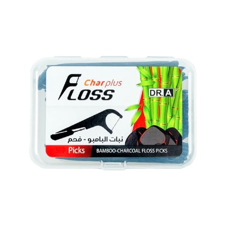 دكتور . أ  جار خيط تنظيف أسنان 50 قطعة-DR.A CHAR FLOSS 50 PICKS