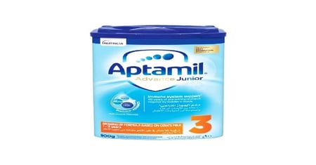 ابتاميل جونيور حليب بودرة للأطفال رقم 3 حجم 900 جرام-APTAMIL JUNIOR NO-3 900 GM