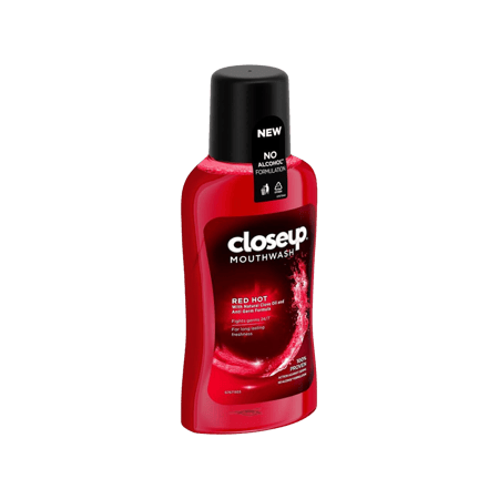 كلوس اب غسول للفم احمر 300 مل-CLOSE UP MOUTH WASH RED HOT 300ML