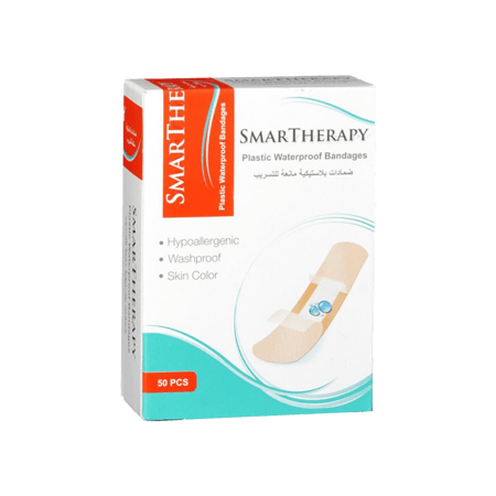 سمارت ثيرابي لصقات جروح  طويلة 100 حبة-SMARTHERAPY LONG 100,S
