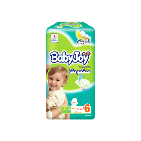 بيبي جوي رقم 6 حفاظات للأطفال 7حفاظات-BABYJOY NO-6 XXL 7 PCS