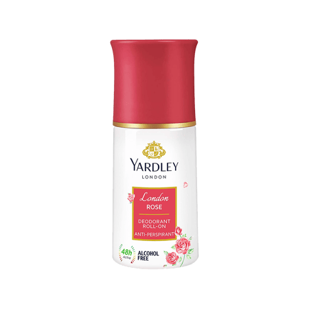 ياردلي رول اون 50 مللي مزيل لرائحة التعرق (زهري )-YARDLEY ROLL-ON 50ML(ROSE)