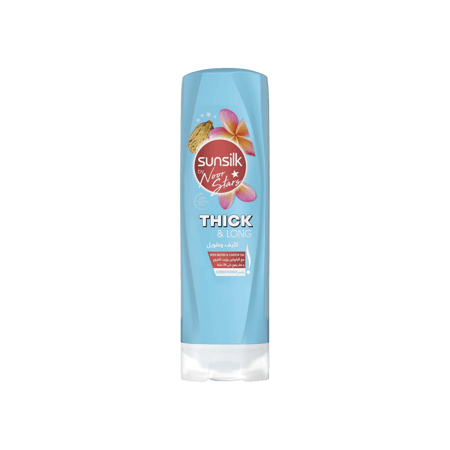 صانسيلك بلسم  لكثافة وإطالة الشعر 350 مل-SUNSILK COND.350ML THICK & LONG