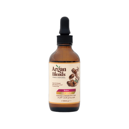 أرجان بليندز سيروم للشعر بالبوتوكس يقوي ويصلح تقصف الاطراف 100مل-ARGAN BLENDS BOTOX HAIR SERUM 100 ML