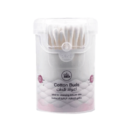 صفاميد أعواد قطن 100 حبة-SAFAMED COTTON BUDS 100''