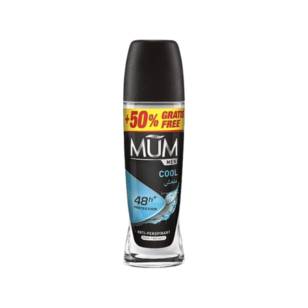 مام مزيل عرق رول كول للرجال 75 مل-MUM DEO ROLL-ON (MEN COOL) 75ml+50 free