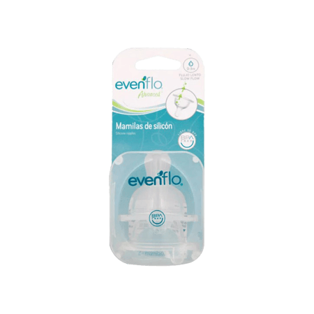 ايفين فلو ادفانس حلمات للرضاعة (0-3 شهور)-EVENFLO ADVANCED NIPPLE (0-3M)