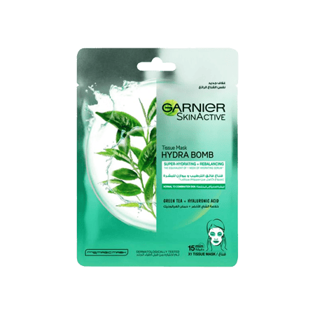 غارنييه ماسك الشاي الأخضر-GARNIER GREEN TEA BOMB MASK