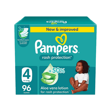 بامبرز جامبو بوكس ​​رقم 4- 96 جديد-PAMPERS JUMBO BOX NO-4 96' NEW