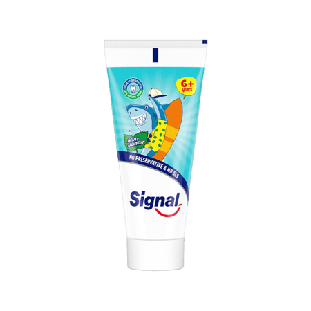 معجون أسنان سيجنال بالنعناع للأطفال 50 مل ( 6+)-SIGNAL TOOTHPEAST MINT JUNIOR 50 ML 6+